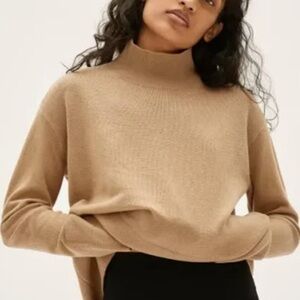 Everlane Cashmere Turtle/Mock Neck Sweater